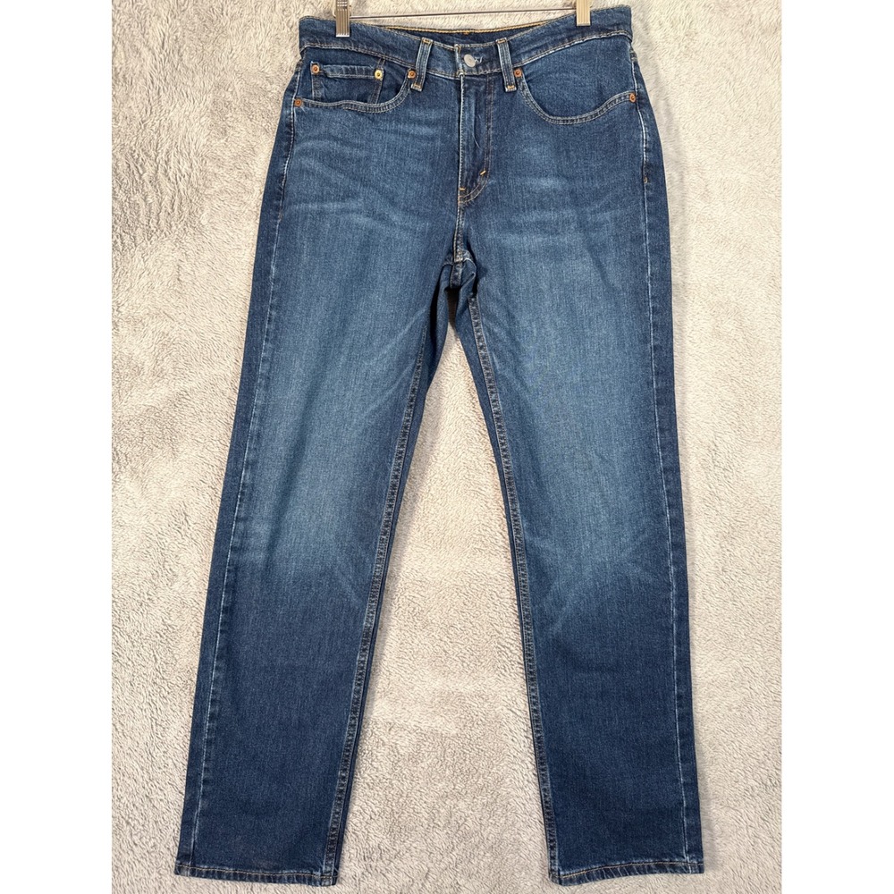 Levi's 514 Straight Fit Jeans Men W31 L32 fit32x32 Blue Denim Water Less Classic